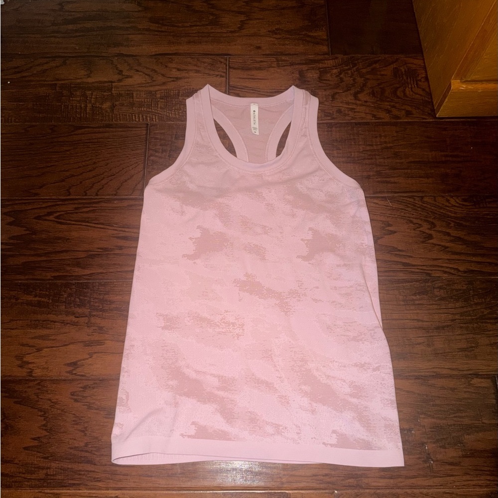 Athleta Light Pink Racerback Tank Top​ - Picture 2 of 6